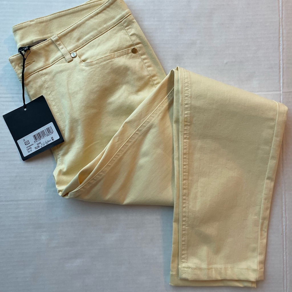 Yellow Denim Jeans Nwt